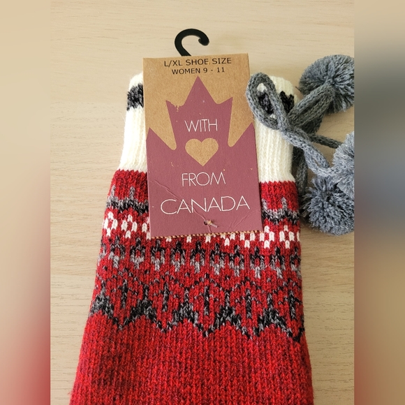 Nordic Moccasin Lounge Sock - Picture 1 of 5